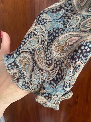 Blusa estampada cachemir