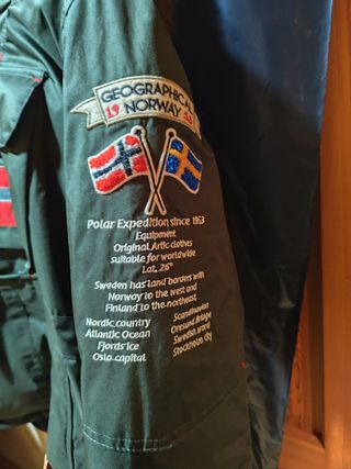 Chaqueta Geographical Norway Verde Mujer