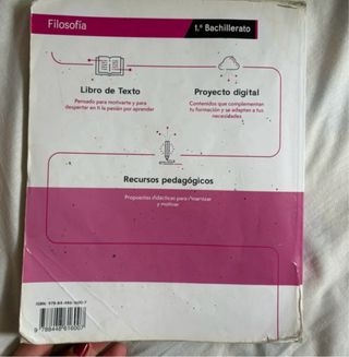 Filosofía 1.º Bachillerato