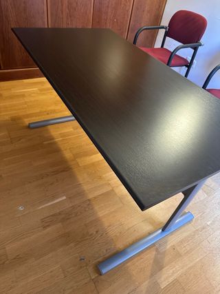 Mesa de estudio/despacho madera y metal