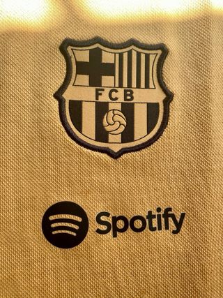 Polo Nike FC Barcelona Amarillo y Gris