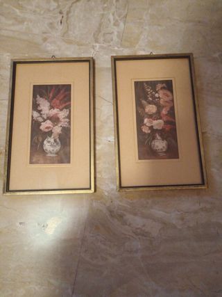 N.2 Quadretti Vintage Fiori