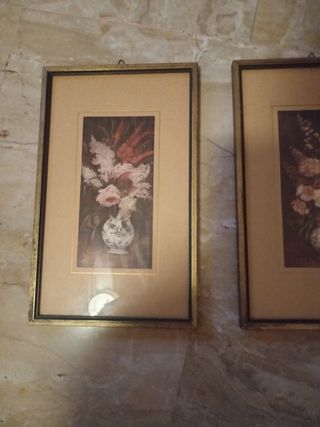 N.2 Quadretti Vintage Fiori