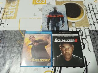 Trilogía The Equalizer Blu-ray 4K y Blu-ray steel