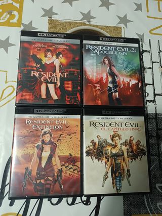 Pack Resident Evil Blu-ray 4K Español