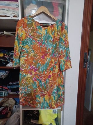 Vestido estampado floral