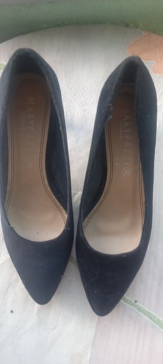 Zapatos de tacón negros talla 
tacones de fiesta ,