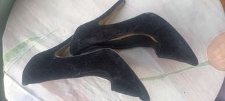 Zapatos de tacón negros talla 
tacones de fiesta ,