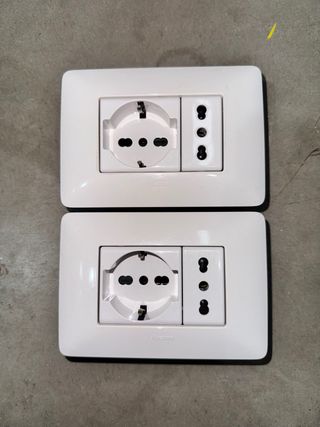 Presa Schuko 16A Bticino con placca