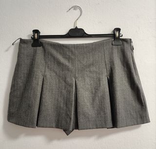 Falda pantalón Zara con raya diplomática