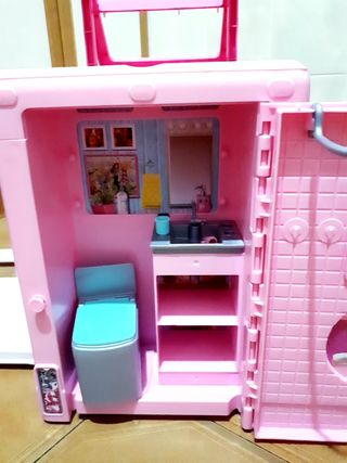 Caravana Barbie Rosa