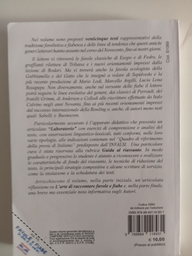 Favole e fiabe di ieri e di oggi. Leggere stori...