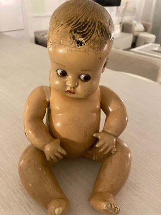 Muñeco antiguo de porcelana