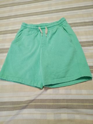 Lote 2 pantalones cortos y camiseta roja 