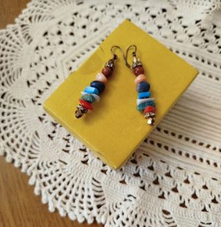 Orecchini pietre naturali multicolor