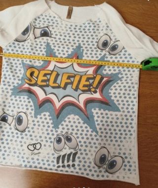 Felpa donna cotone Selfie