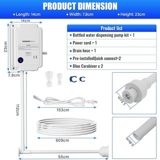 VELPAX Bomba de Dispensador Agua Embotellada 35W