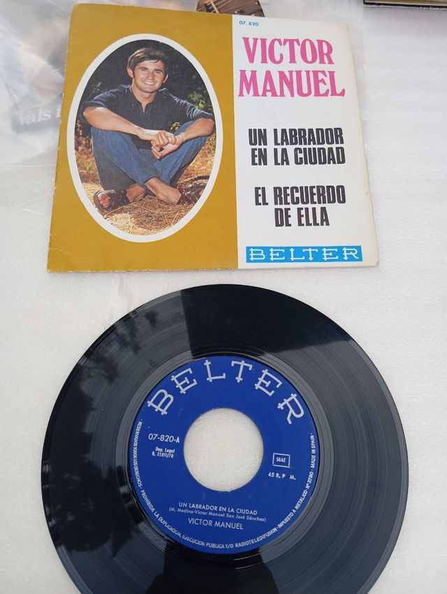 Vinile Victor Manuel - El Mendigo/La Romeria