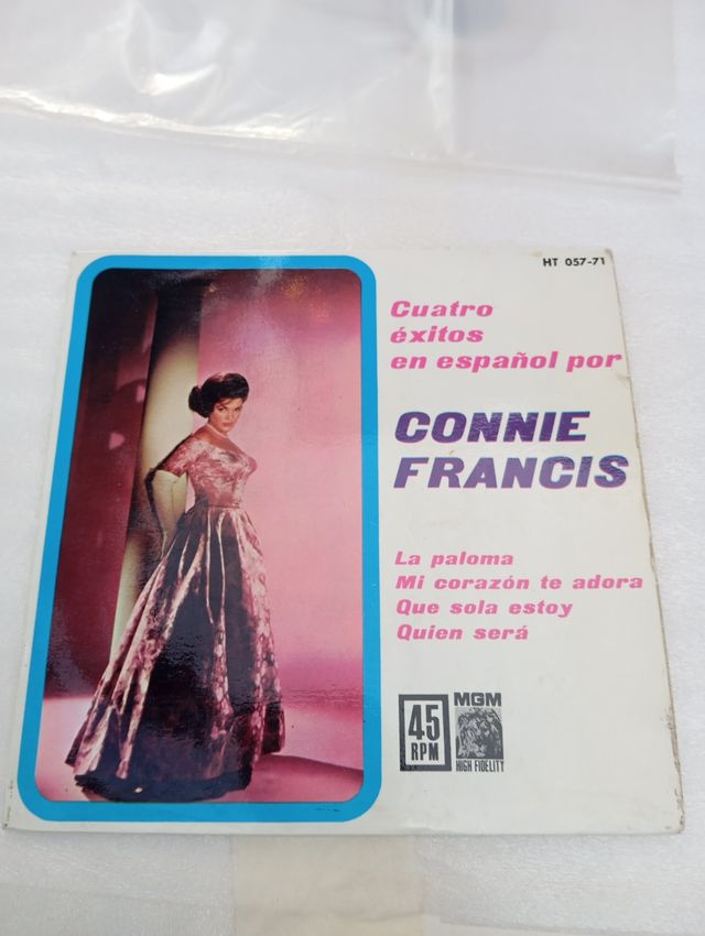 Connie Francis Four Hits Vinyl in spagnolo