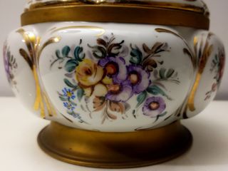 Cuenco o Bombonera antiguo vintage SXIX de Capodim