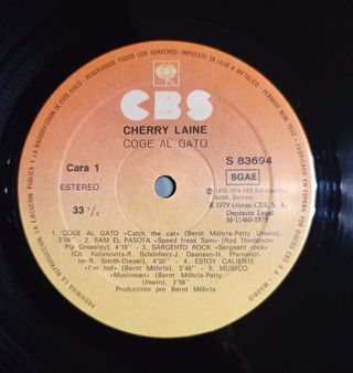 Cherry Laine Coge Al Gato S 83694 R&B Soul Vinilo