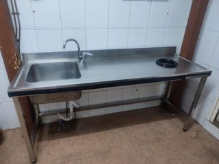 Mesa Fregadero Acero Inoxidable