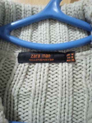 Jersey Zara Hombre Talla M Beige