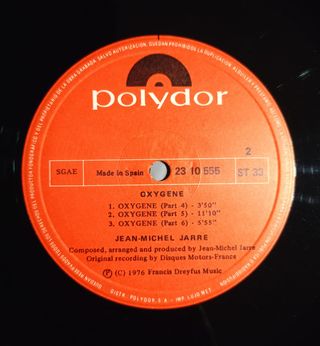 LP Jean Michel Jarre Oxygène Vinilo  23 10 555