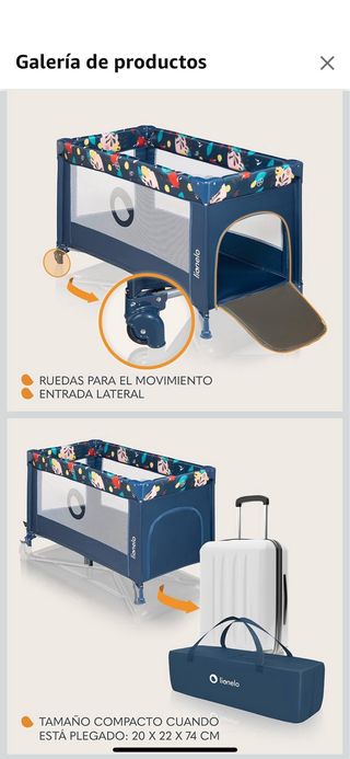 Cuna de viaje. Parque infantil
URGE VENDER!!