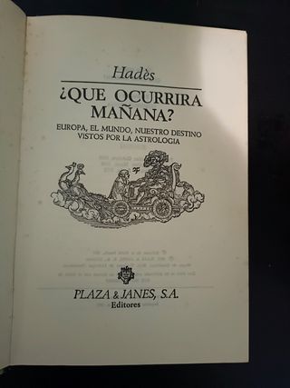 Libro que ocurrirá mañana? ASTROLOGIA