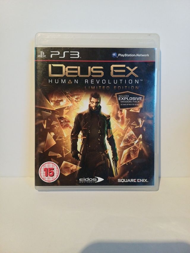 Deus Ex Human Revolution PS3 versión inglesa