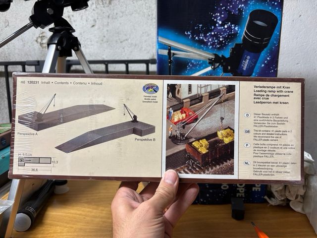 Faller 120231 Banchina Treno HO 1:87