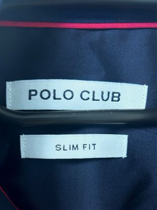 Camisa Polo Club Azul Talla S