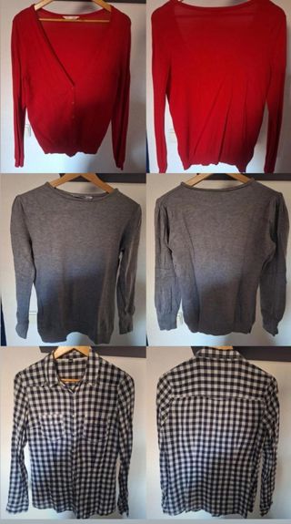Lote 3 prendas: jersey, chaqueta y camisa