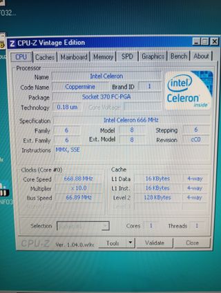 Procesador Intel Celeron 667 MHz Socket 370
