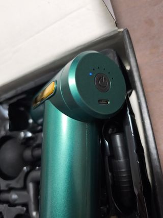 Pistola Masajeador Muscular Verde