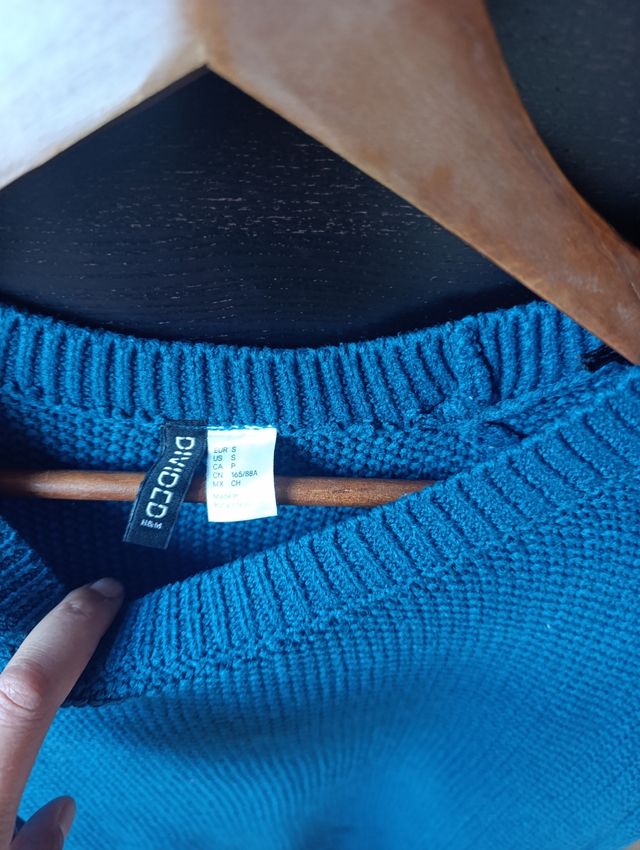 Jersey H&M Azul Talla M