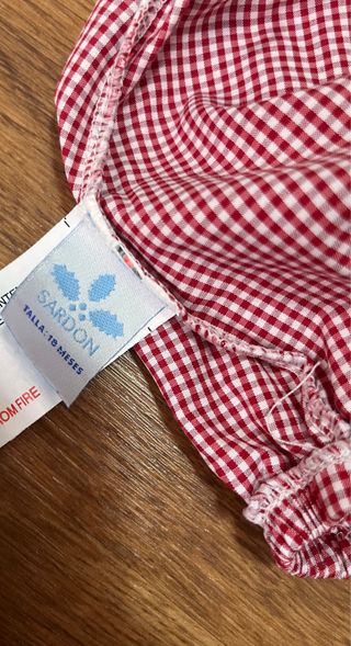 Conjunto bebé niña: vestido y braguita
SARDON