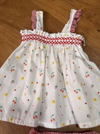 Conjunto bebé niña: vestido y braguita
SARDON