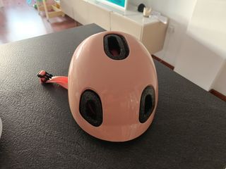 Casco bici niña rosa