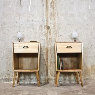 MESITA NOCHE NORDICA MIDCENTURY A MEDIDA