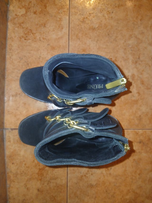 Botas Prüne Pretas Tamanho 38