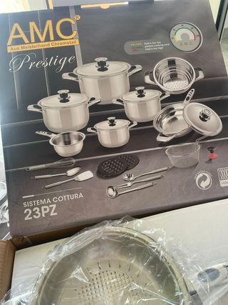 Batteria pentole 23 pezzi