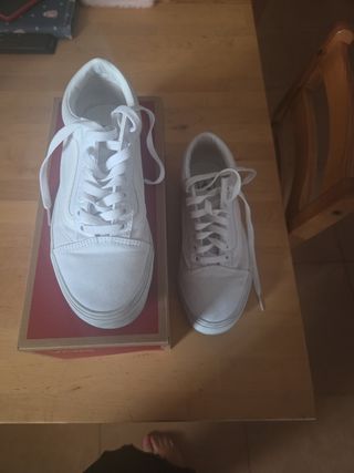 Zapatillas Vans Blancas Talla 39