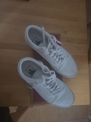 Zapatillas Vans Blancas Talla 39