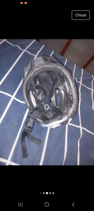 Casco bici Crivit regolabile con luci