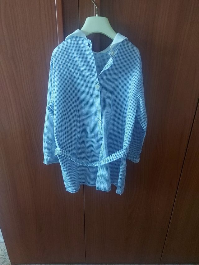 Grembiule a quadretti anni 3