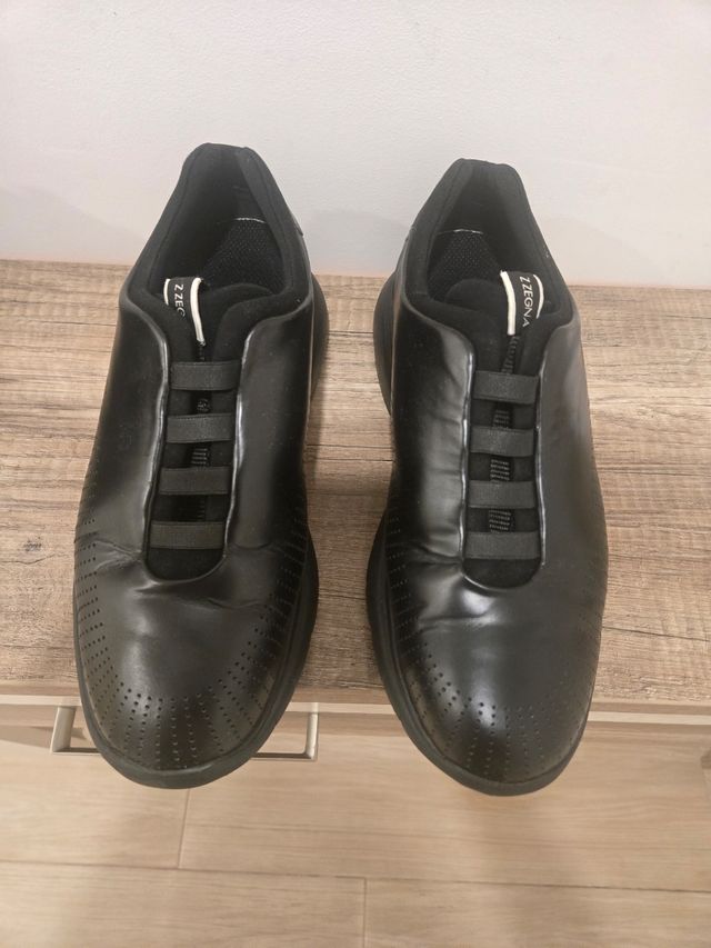 Zapatos Zegna Negros,talla 8 Zegna
