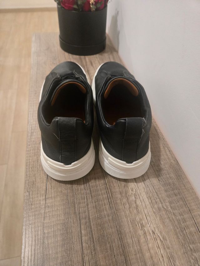 Zapatos Zegna Azul ,talla 8 Zegna