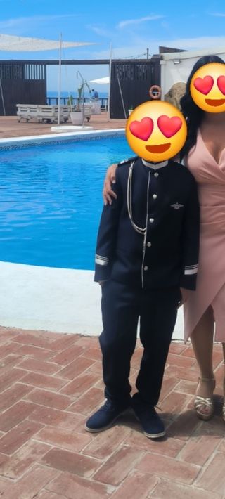 Traje de comunión almirante 